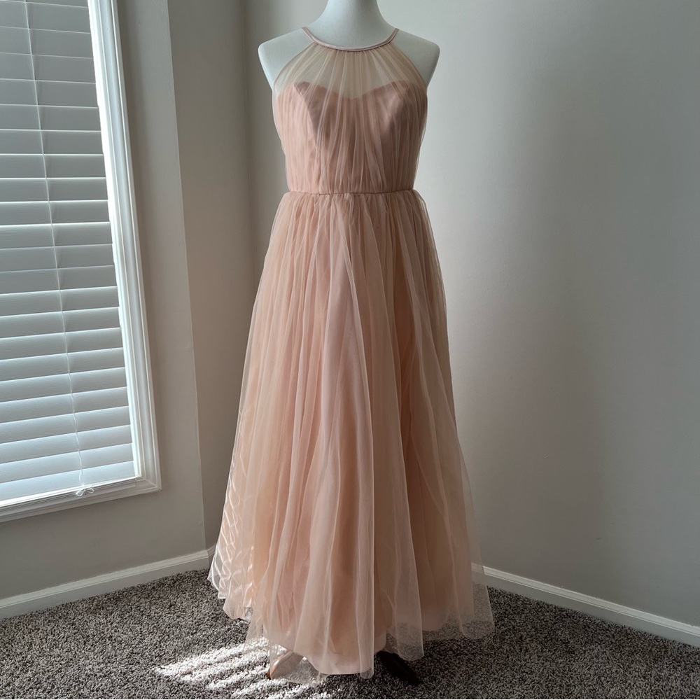 Sorella Vita Blush Pink Sheath Bridesmaid Dress